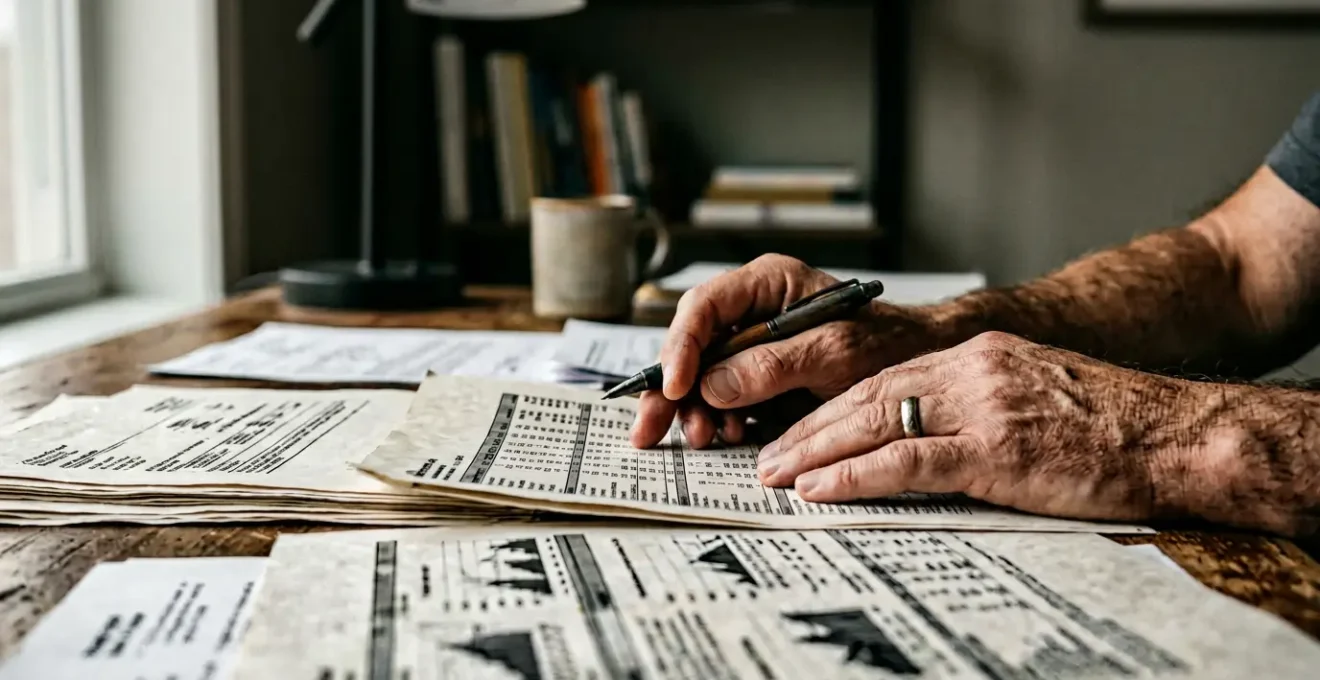 Personne consultant son contrat d'assurance vie pour financer un besoin urgent en 72h