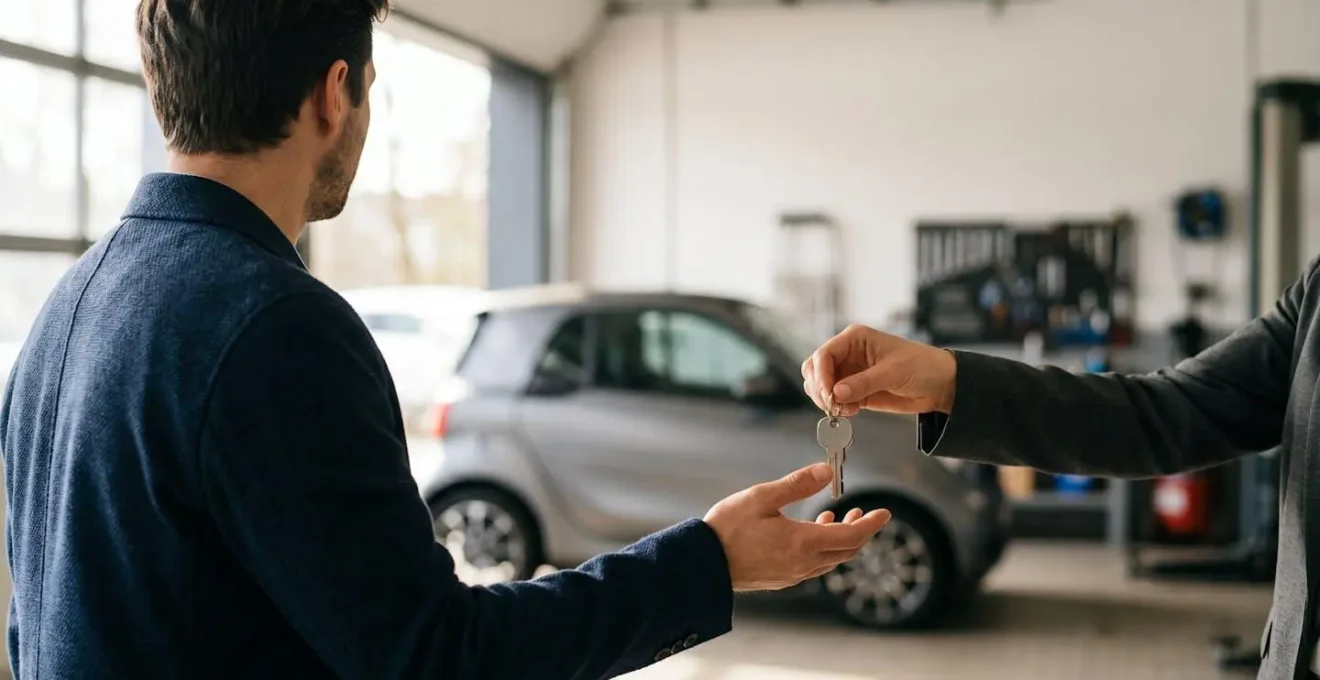 Véhicule de remplacement mis à disposition pendant la réparation automobile