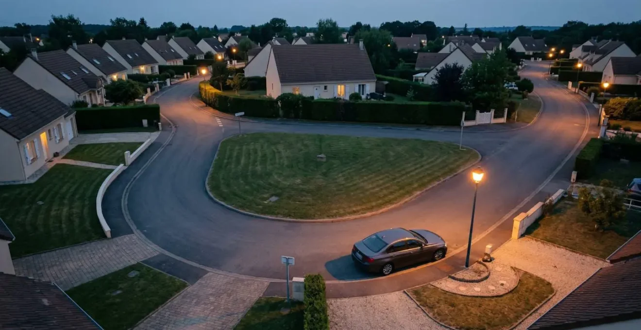 Représentation visuelle de la zone d'exclusion de cinquante kilomètres de l'assistance automobile standard